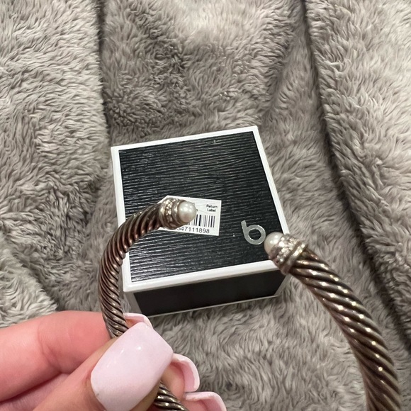 David Yurman Cable Classics Color Bracelet with Pearls and Pavé Diamonds - Picture 2 of 4